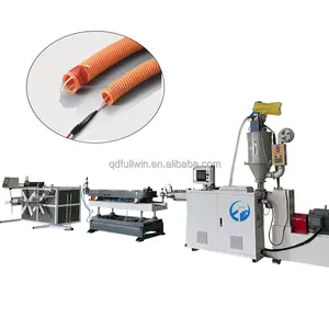 Soft Flexible Plastic PVC Electric Pipe Extrusion Line Corrugated Smoking Hookah Hose Pipe Tube Extrusion Production Line