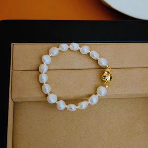 Little Potato <b>Cute</b> Freshwater Pearl Baroque <b>Bracelet</b> Simple Fashionable Internet Celebrity Magnet Buckle Same Style New <b>Bracelet</b> - Product Image 2