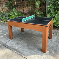 Table de hockey sur air de luxe personnalisable pour 2 joueurs, taille réglementaire adulte, en bois, commerciale, à suspension pneumatique, en acier inoxydable, pour la compétition et le divertissement