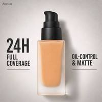 Fond de teint liquide couvrant personnalisé OEM/ODM, hydratant, correcteur, léger, longue tenue, fini mat, pour tous types de peaux