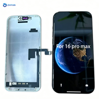 Écran LCD de haute qualité pour iPhone 16 Pro, 16 Pro Max, 17 Pro, 17 Pro Max – Assemblage d'écran OLED, panneau tactile, pièces de rechange pour réparation
