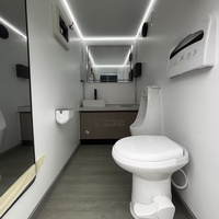 Trailer Toilet Portabel Goeasy Ukuran Kecil 2 Kamar Mandi VIP Mewah