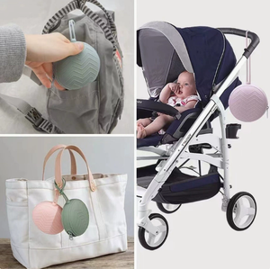 Silicone Storage Bag Portable <b>Mini</b> <b>Pouch</b> for Baby Nipple, Pacifier, Coin, Keys, Earphones, Small Accessories Organizer - Product Image 4