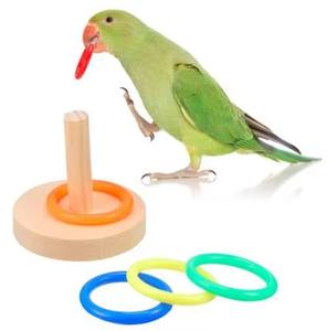 5 Juegos de Juguetes Duraderos para Pájaros, Marco de Baloncesto, Bloques de Madera de Nueve Colores, Juguete de Skateboard para Entrenamiento Interactivo de Aves - Product Image 4