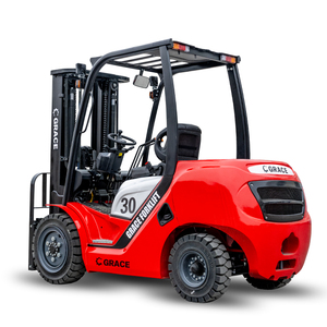 <span class=keywords><strong>Forklift</strong></span> Diesel 3 Ton Merek Cina Baru, Tiang 3 Tingkat, Mesin Bertenaga, Performa Bagus - Product Image 4