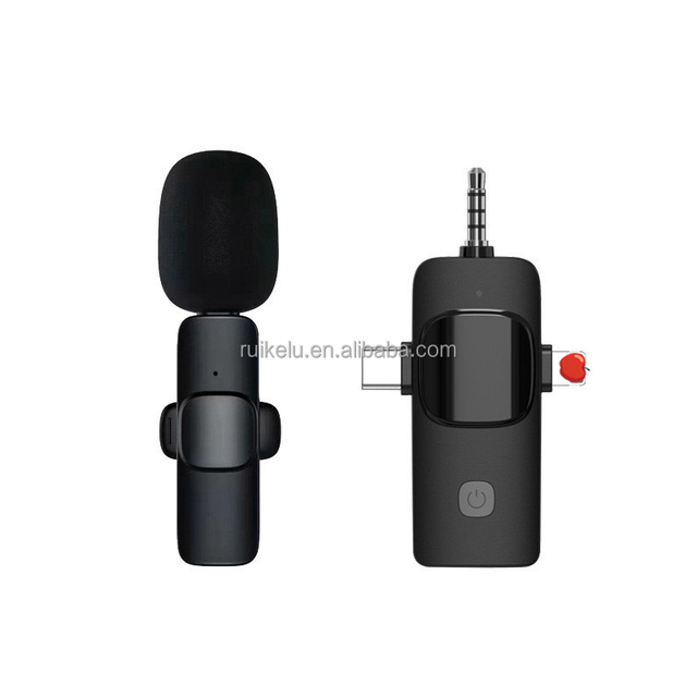 K15 Wireless Single Smart Noise Reduction Lavalier Microphone for Livestream/Studio/Outdoors Vlog Use Mini Handheld Microphone