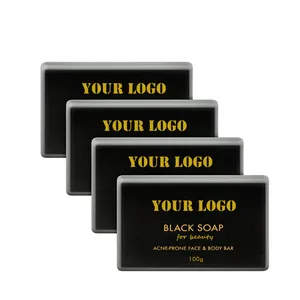 Özel etiket doğal organik cilt bakımı el yapımı peeling beyazlatma banyo kömür fas afrika siyah güzellik yüz vücut sabunu