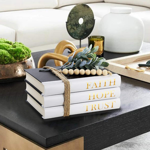 Dekoration Möbel Display Showroom Luxusmarke Modernes <span class=keywords><strong>Buch</strong></span> Falsche Boxen Qualität Faux Dekorative Dummy Bücher Dekor für zu Hause - Product Image 3