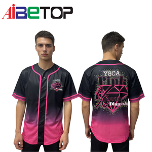 Maillot de baseball personnalisé, nom et numéro personnalisables, tissu respirant et à séchage rapide de haute qualité, sélection d'équipe - Product Image 1