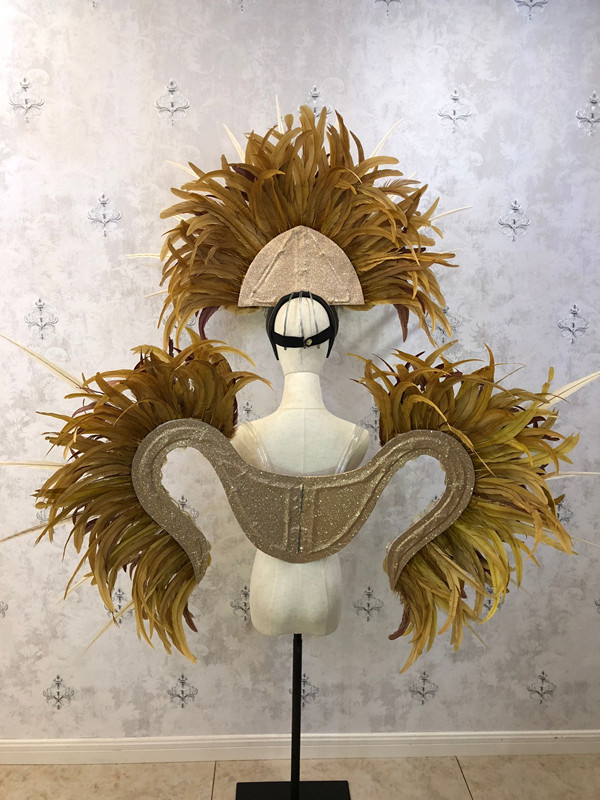 Copricapo Piume Samba Per Donna – Accessorio Brasiliano Per Carnevale, Festa A Tema E Pappagallo, Colorato E Vistoso