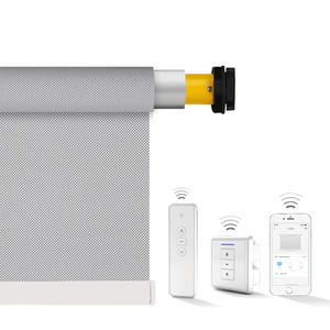 Rideau de levage électrique, 25mm wifi, tubulaire, rideau occultant à moteur cc, magasin d'usine, domestique - Product Image 2