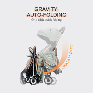 Cochecito de Bebé Plegable Automático de Nuevo Diseño, Cochecito Ligero, Cochecito de Viaje con Certificado EN 1888 - Product Image 5