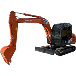 Mini pelle d'occasion 6 tonnes Hitachi ZX60 système hydraulique avancé bonne qualité pelle sur chenilles d'occasion Hitachi ZX60 - Product Image 1
