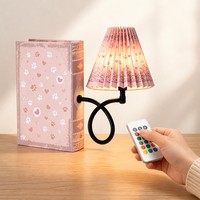 Lanterne de rue vintage européenne pour coin lecture, rechargeable par USB, à intensité variable tactile, sans fil, lampe de table LED décorative pour étagère