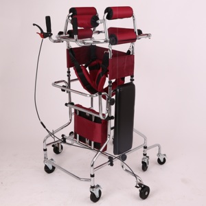 Déambulateur de haute qualité et durable pour adultes et personnes âgées handicapées avec roulettes, aide à la marche et à la position debout assistée - Product Image 2