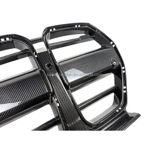 Rejilla Delantera de Fibra de Carbono Seca Estilo ST de 1 Pieza para <span class=keywords><strong>BMW</strong></span> G80 M3 G81 G82 G83 M4 2022-2025 - Product Image 3
