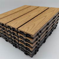 Bricolage WPC Sol Patio Jardin/Piscine/Balcon/Passerelle/Tuiles de toit Wpc Board Interlocking Deck Tiles