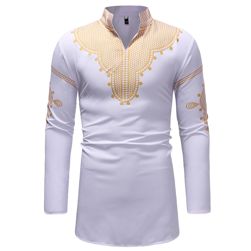 Chemise Dashiki Africaine Homme Femme - Taille Unique, Rouge, Manches Courtes, Style Ethnique Festival