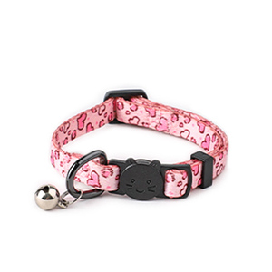 QQPETS 2025 Luxe Op Maat Gemaakte Kattenhalsband Hoge Kwaliteit Verstelbare Band met Klein Belletje Fabriekslevering - Product Image 4