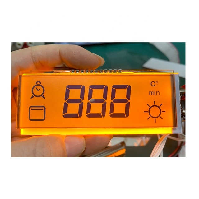 Transflective Transparent Custom Small Digital LCD Screen 3 Digit LCD Display 7 Segment Display 3 Digit For Instrument Devices