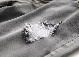 2021 printemps hommes coton solide hommes Shorts vêtements Jeans Shorts nouveau court Bermudes mode décontracté été Denim Logo personnalisé lavé - Product Image 5