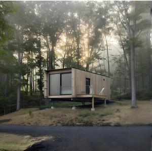 Прочные стальные природные дома для лесных уединений, пастбища, горные дома для спальни, ванные комнаты, апартаменты - Product Image 4