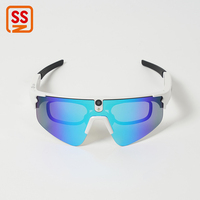 Lunettes de sport d'extérieur avec fonction d'appel, vidéo HD, indice d'étanchéité IP66, commande tactile sensible, lunettes intelligentes