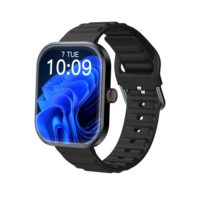 Montre connectée Android carrée, étanche IP68, écran IPS 2,01 pouces, chargeur magnétique sans fil en gel de silice, boîtier en acier, réveil, autonomie 5-10 jours