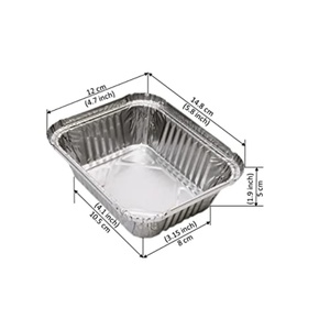 Barquettes en aluminium jetables pour la cuisson et l'emballage alimentaire, barquettes en PP, récipients en aluminium, plats en aluminium - Product Image 5