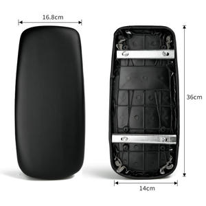 Bicycle Rear Seat Cushion Thickened Comfortable Mountain <b>Bike</b> <b>Rack</b> Seat Saddle <b>Cover</b> Black Unisex Adults - Product Image 2