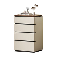 Armoire de rangement moderne pour chambre à coucher en bois massif, design italien, avec 4 tiroirs, meubles durables pour la maison