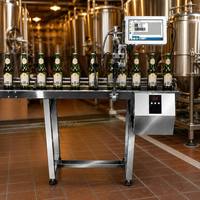 Impresora TIJ de Escaneo Automático de 12.7mm con Pantalla de 10 Pulgadas, Tinta Solvente, DataMatrix para Cerveza, Malta, Bebidas, Rusia, Chestny ZNAK