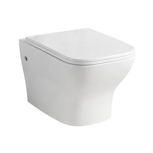 Toilette suspendue sans rebord Tulipano, longueur 52 cm, largeur 37 cm, hauteur 42 cm, design mural - Product Image 1