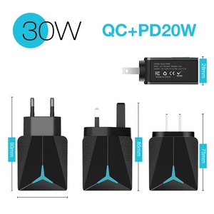 A Mazon US/EU/UK 30W <span class=keywords><strong>Cargador</strong></span> rápido QC 3,0 <span class=keywords><strong>Cargador</strong></span> rápido de pared USB <span class=keywords><strong>Tipo</strong></span> C PD 20W Carga rápida para Iphone/<span class=keywords><strong>Huawei</strong></span> Xiaomi/android - Product Image 6