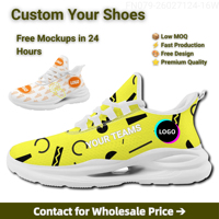 Chaussures de marche respirantes pour hommes avec logo personnalisé et doublure en maille confortable pour le sport décontracté et la course à pied, faible MOQ