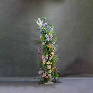 Arche de fleurs artificielles, arche de roses, arche de fleurs colorée pour décoration de mariage - Product Image 3