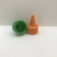 Vert Cosmétique Non Déversement Bouchon Personnalisé Bouteille Twist Off Top Capuchon Supérieur En Plastique Long Buse Bec Bouchon 28/410