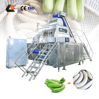 Éplucheuse de fruits en acier inoxydable 1-5T/H, éplucheuse de tomates, éplucheuse industrielle de pêches, éplucheuse de plantains et bananes, machine à éplucher les pommes de terre à la vapeur