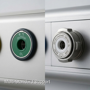 Quando la affidabilità è essenziale, scegli l'unità di testa letto ospedaliera Keling Medical. - Product Image 4