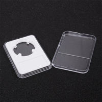Boîtier de protection en plastique transparent à fermeture rapide pour pièces de monnaie certifiées NGC PCGS