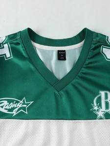 New Design Summer Short Sleeve Football Jersey <b>Heat</b>-Transfer Printed Breathable Quick Dry Mesh Soccer Shirt Men Soccer Wear - Product Image 4