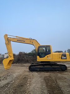 Tractor de orugas Komatsu PC220 de segunda mano, importado de Japón, con componentes principales (motor, bomba, caja de cambios, PLC, rodamientos), 22 toneladas, probado e inspeccionado. - Product Image 2