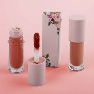 Tubes à gloss vides en gros, tubes à rouge à lèvres liquide mat 5 ml, grand applicateur, tubes à gloss vides transparents - Product Image 1