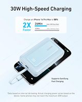 Anker 10000mAh 30W Chargeur portable USB-C batterie externe à charge rapide Chargeur de téléphone de voyage essentiel pour iPhone