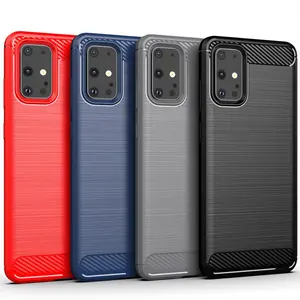 Soft Carbon Fiber TPU Phone Case S10 S20 NOTE10 A10 30 71 81 91 M10 30 31 shockproof scratch resistant for Samsung