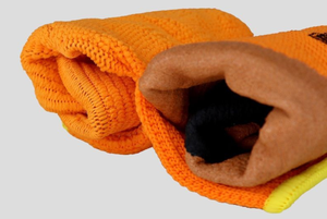 Guantes de Nitrilo Marrón Espumado de China, Guantes de Goma Naranja y Algodón Rojo para Construcción y Reparación de Automóviles - Product Image 6