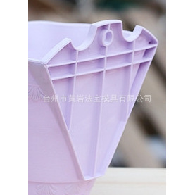 Moule en plastique pour pots de fleurs muraux, moulage par injection, une seule surface, arrangement horizontal, matériau P20 - Product Image 2