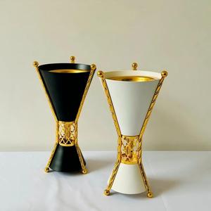 Brûleurs d'encens de style oriental ajourés, chandeliers en <span class=keywords><strong>fer</strong></span> forgé électroplaqué, artisanat métallique, vente en gros - Product Image 2