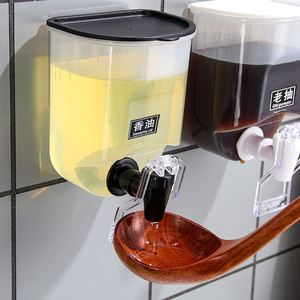 Distributeur d'huile et de vinaigre mural multifonction Maxfree en plastique PP écologique, type robinet, boîte à condiments, pot à huile de cuisine - Product Image 5