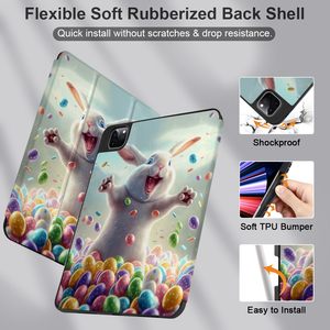 Trường hợp tùy chỉnh cho iPad 7/8/9 Pro 11 inch gấp thông minh máy tính bảng rõ ràng chống sốc TPU lật bìa cho iPad trường hợp với chủ bút chì - Product Image 5